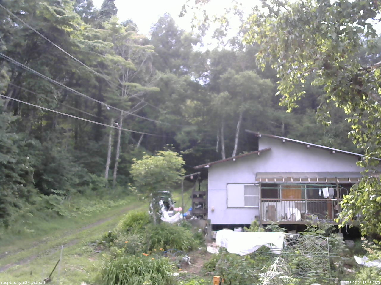 長野県菅平高原 ゆたか山荘 西側(坂上) 2025/07/24 15:45