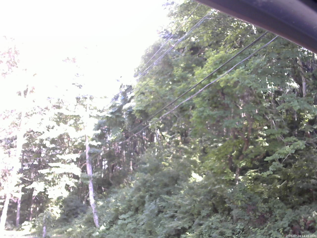 長野県菅平高原 ゆたか山荘 東側上空 2025/07/24 14:45