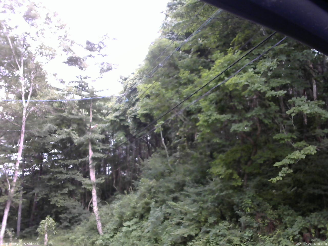長野県菅平高原 ゆたか山荘 東側上空 2025/07/24 16:30