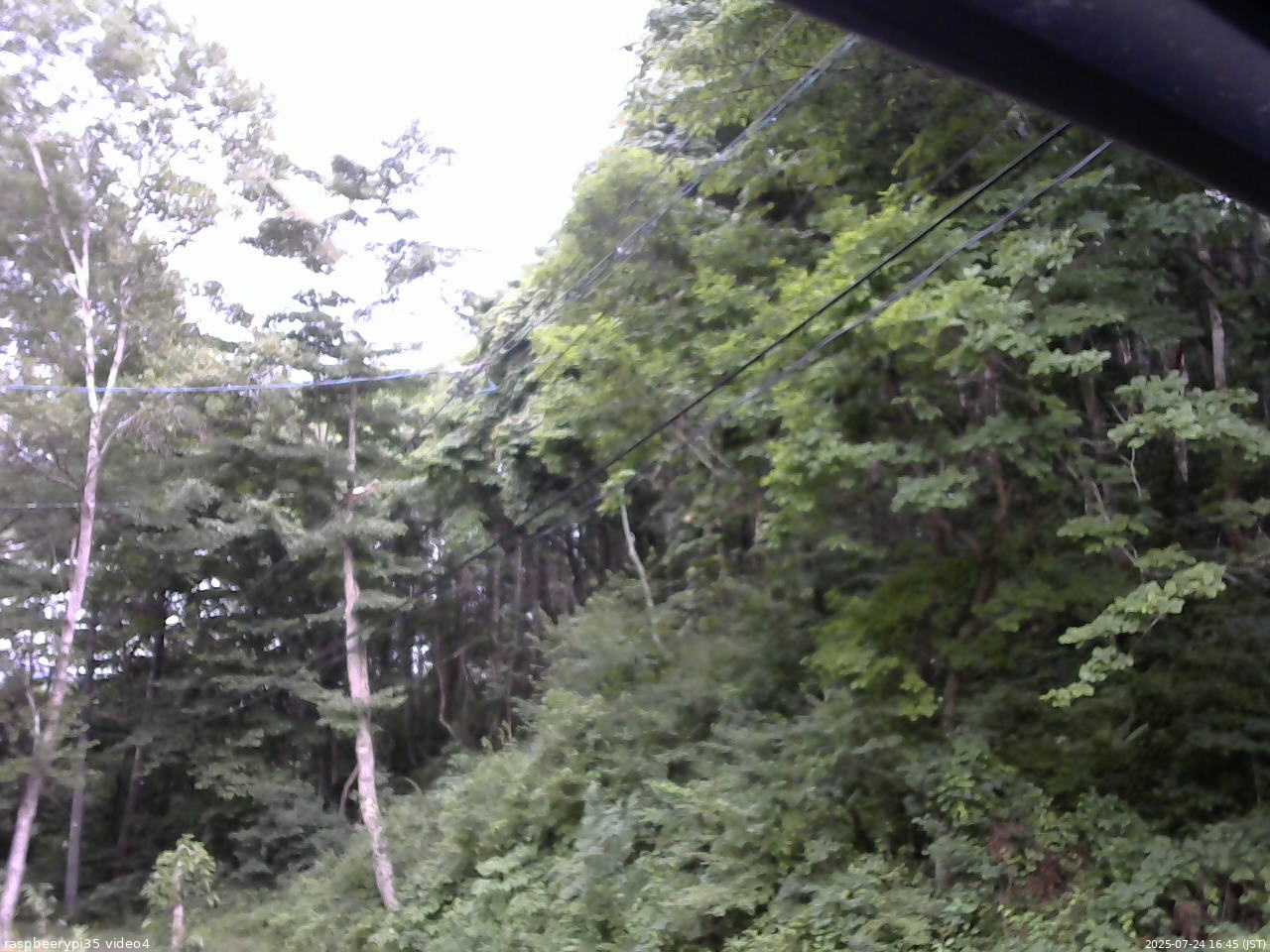 長野県菅平高原 ゆたか山荘 東側上空 2025/07/24 16:45