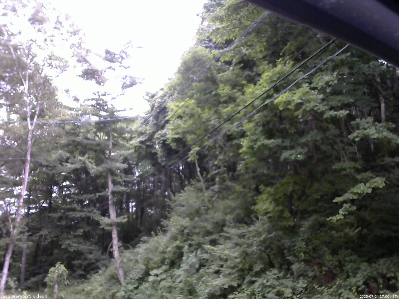 長野県菅平高原 ゆたか山荘 東側上空 2025/07/24 17:00