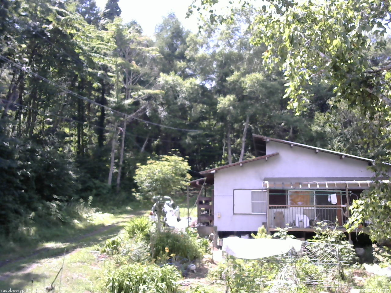 長野県菅平高原 ゆたか山荘 西側(坂上) 2025/07/25 13:15