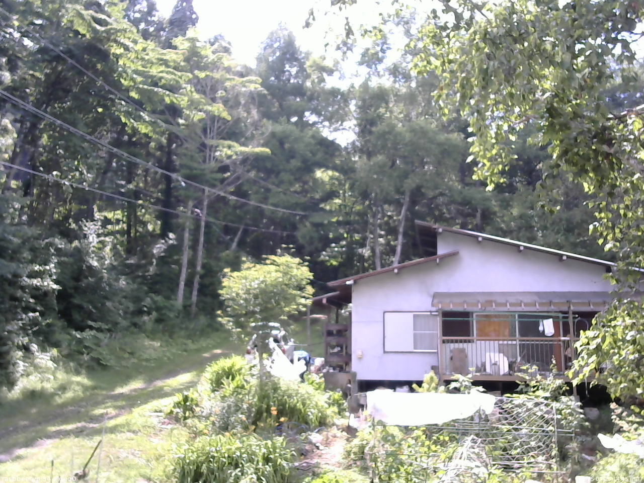長野県菅平高原 ゆたか山荘 西側(坂上) 2025/07/25 14:45