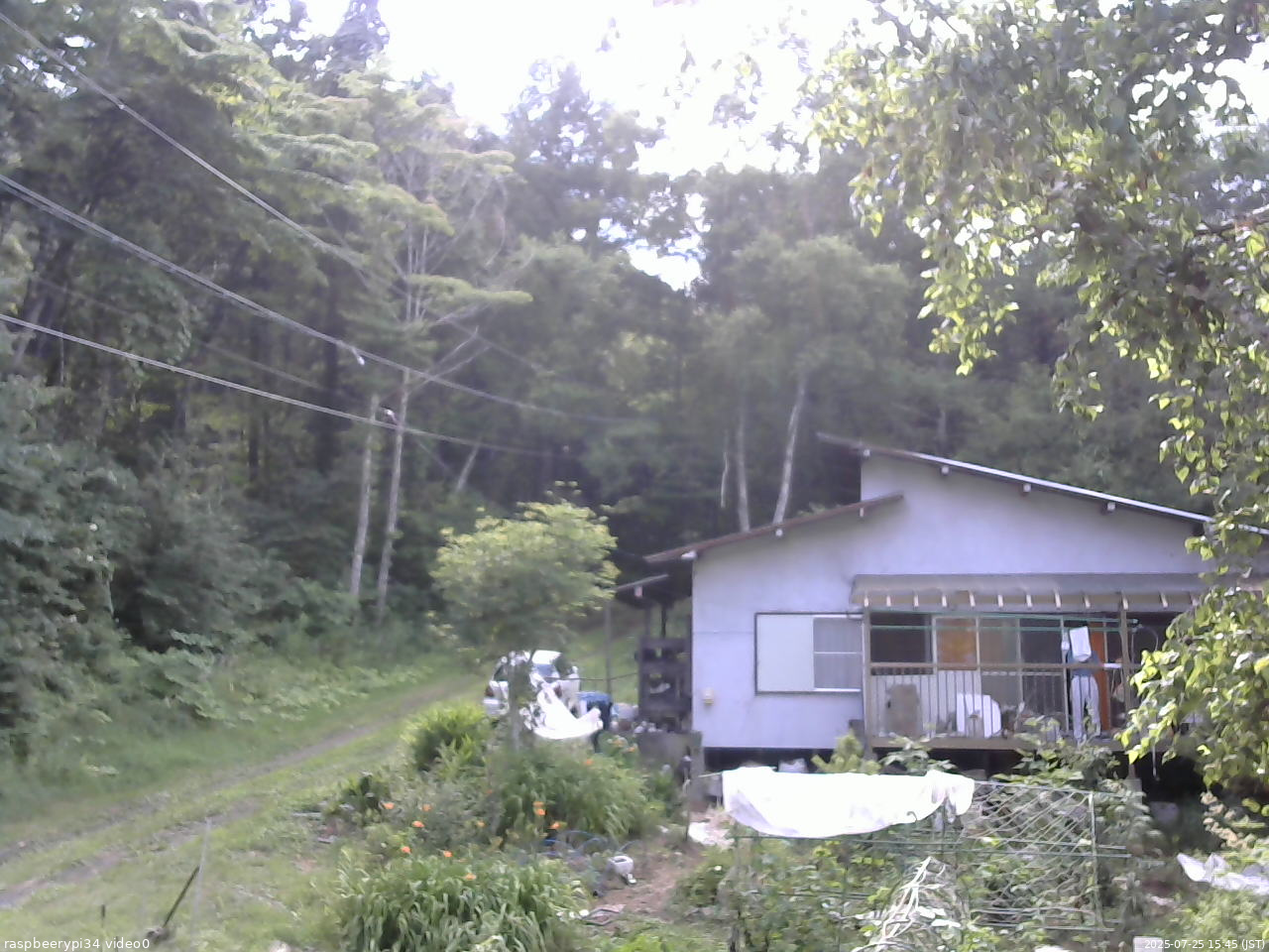 長野県菅平高原 ゆたか山荘 西側(坂上) 2025/07/25 15:45