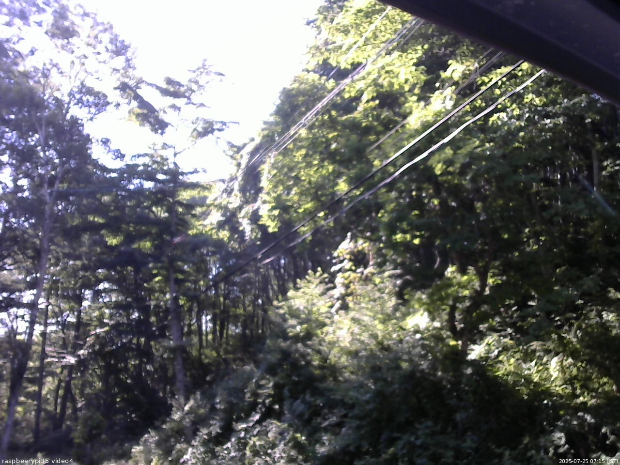 長野県菅平高原 ゆたか山荘 東側上空 2025/07/25 07:15
