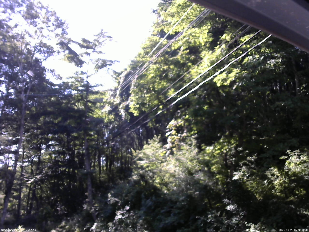 長野県菅平高原 ゆたか山荘 東側上空 2025/07/25 07:30