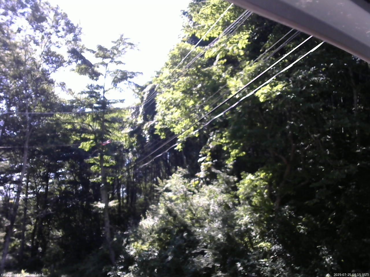 長野県菅平高原 ゆたか山荘 東側上空 2025/07/25 08:15