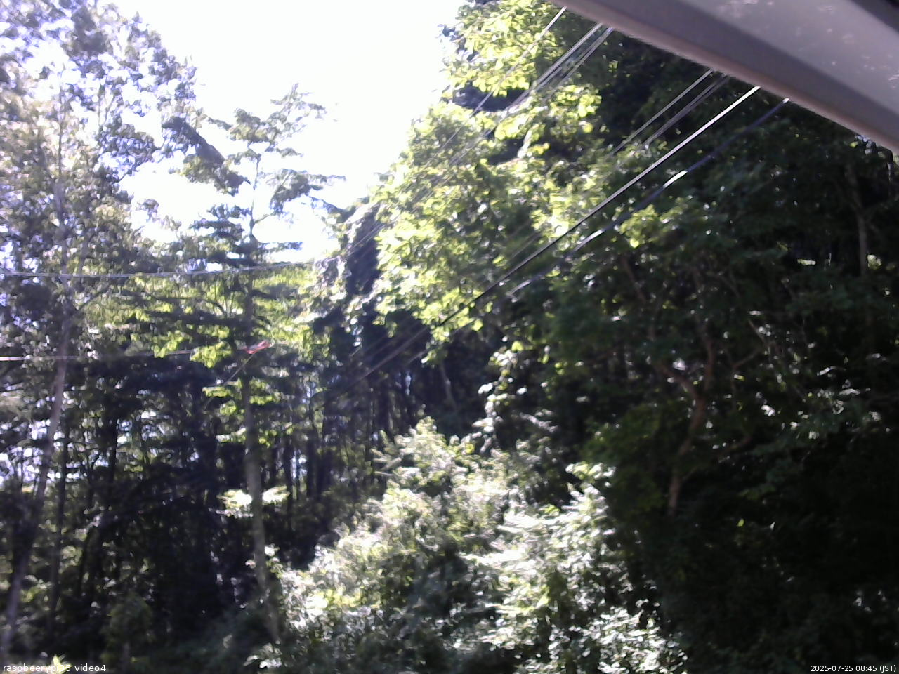 長野県菅平高原 ゆたか山荘 東側上空 2025/07/25 08:45