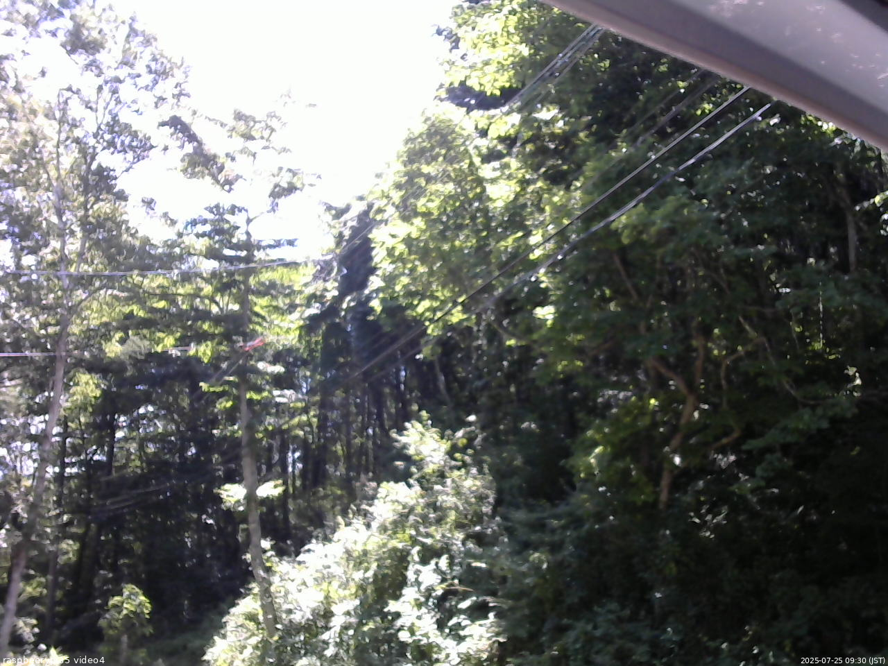 長野県菅平高原 ゆたか山荘 東側上空 2025/07/25 09:30