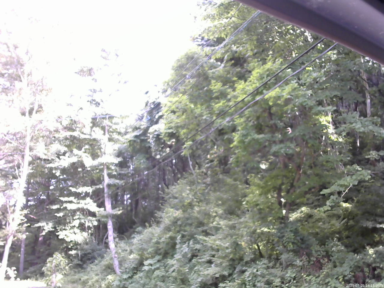 長野県菅平高原 ゆたか山荘 東側上空 2025/07/25 14:15
