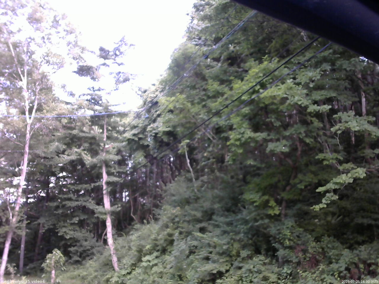 長野県菅平高原 ゆたか山荘 東側上空 2025/07/25 16:30