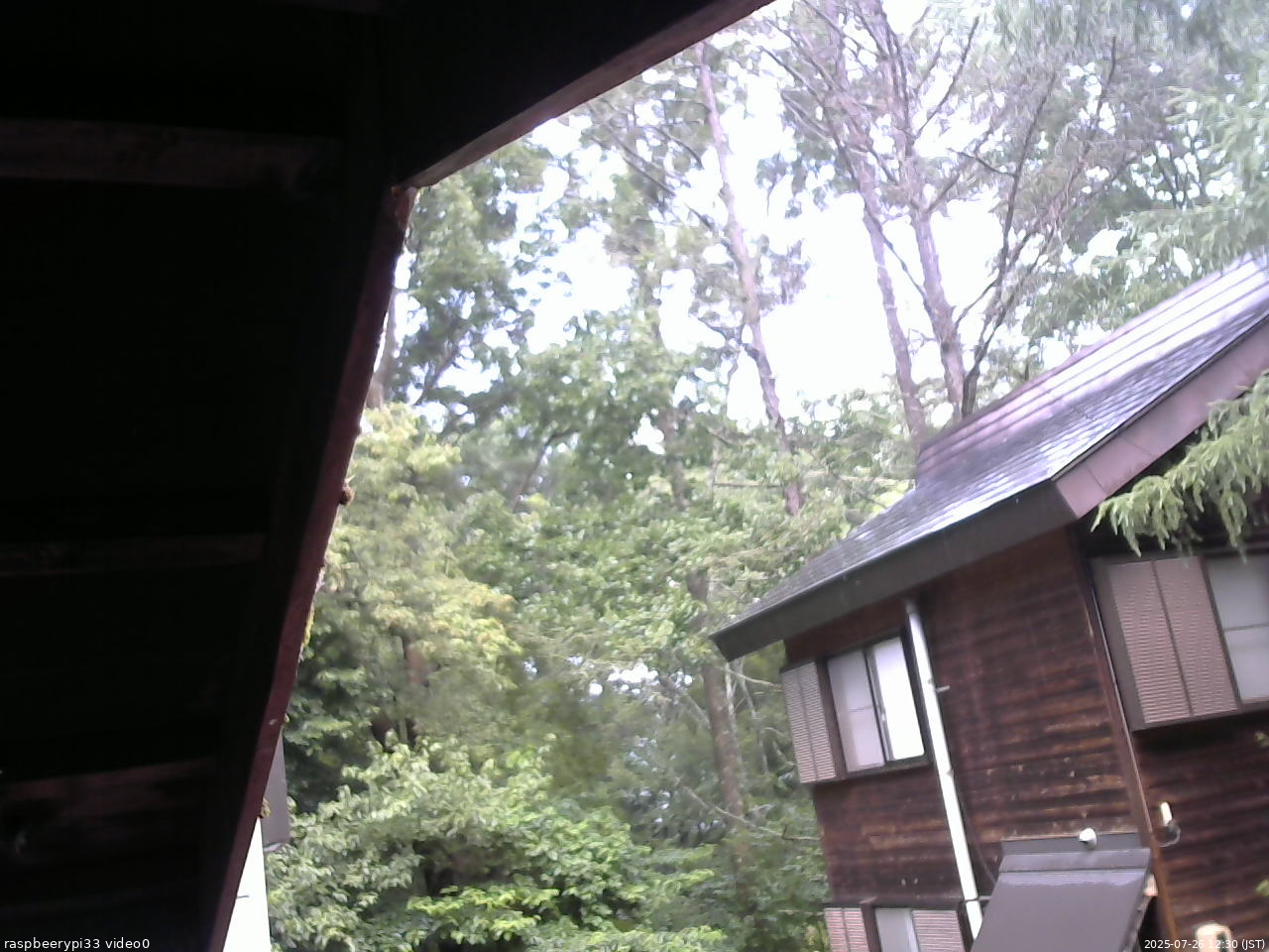 長野県菅平高原 ゆたか山荘 北側 2025/07/26 12:30