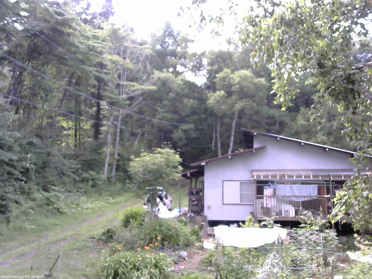 長野県菅平高原 ゆたか山荘 西側(坂上) 2025/07/26 11:45
