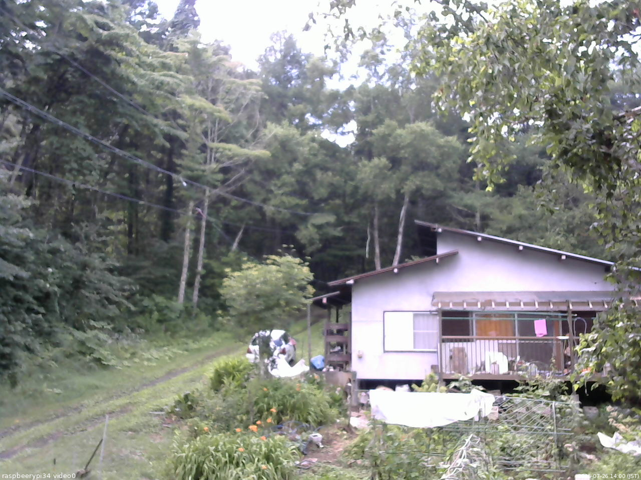 長野県菅平高原 ゆたか山荘 西側(坂上) 2025/07/26 14:00