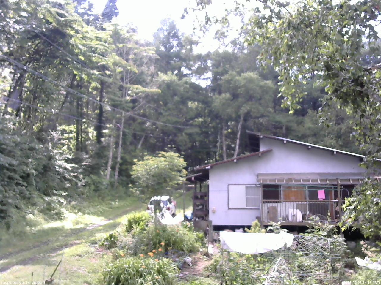 長野県菅平高原 ゆたか山荘 西側(坂上) 2025/07/26 14:15