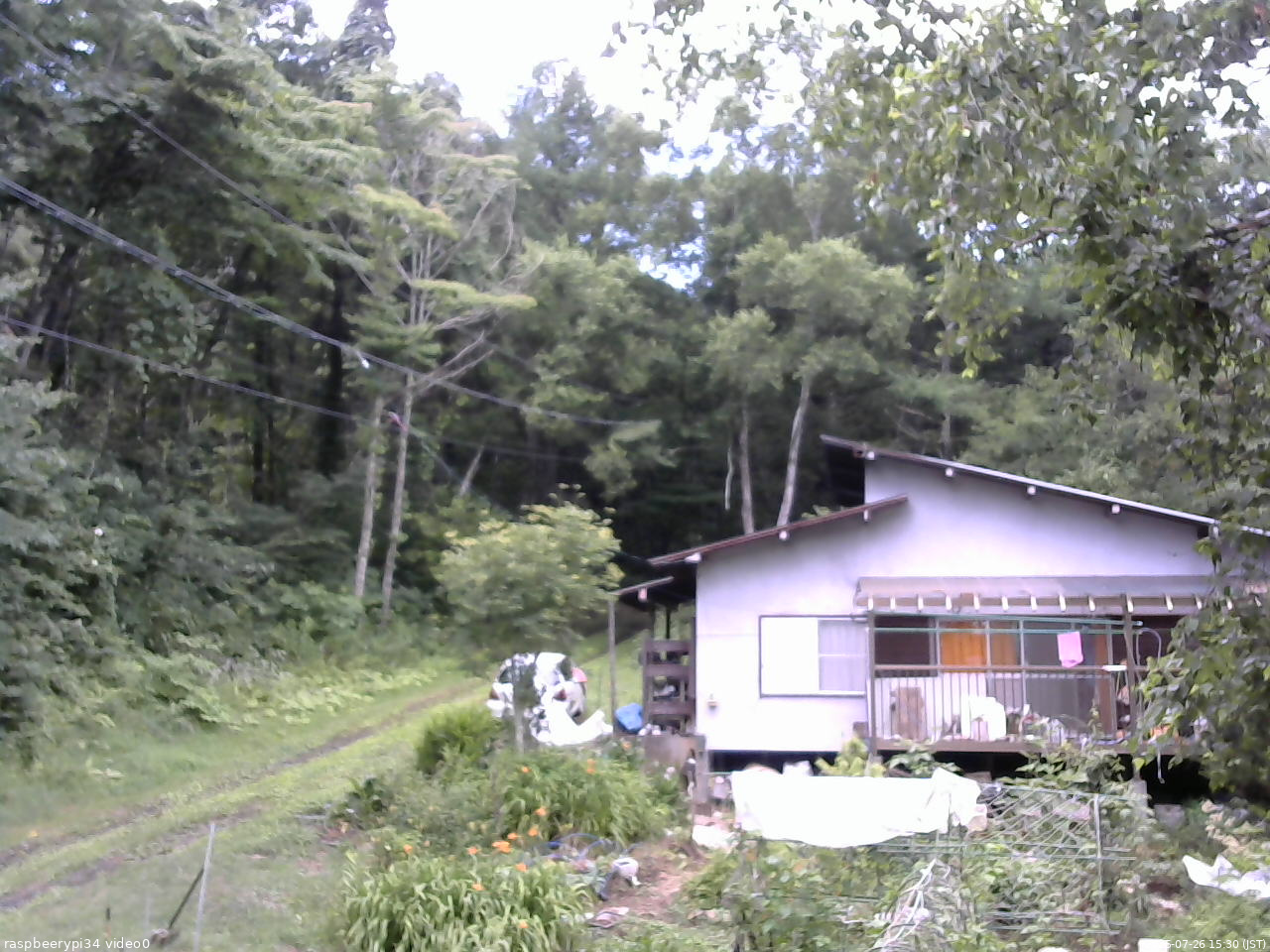長野県菅平高原 ゆたか山荘 西側(坂上) 2025/07/26 15:30