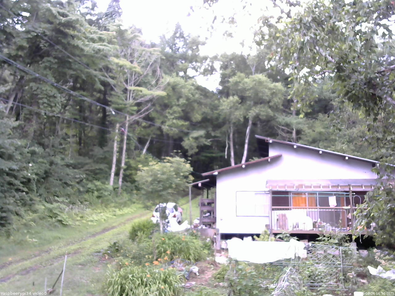 長野県菅平高原 ゆたか山荘 西側(坂上) 2025/07/26 16:30