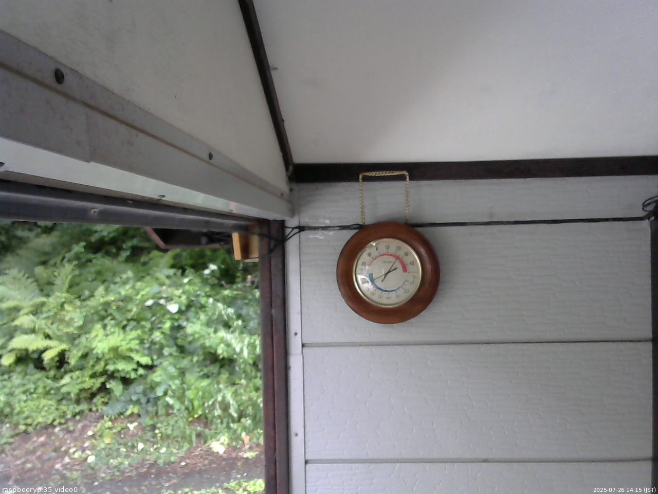 長野県菅平高原 ゆたか山荘 温度計 2025/07/26 14:15