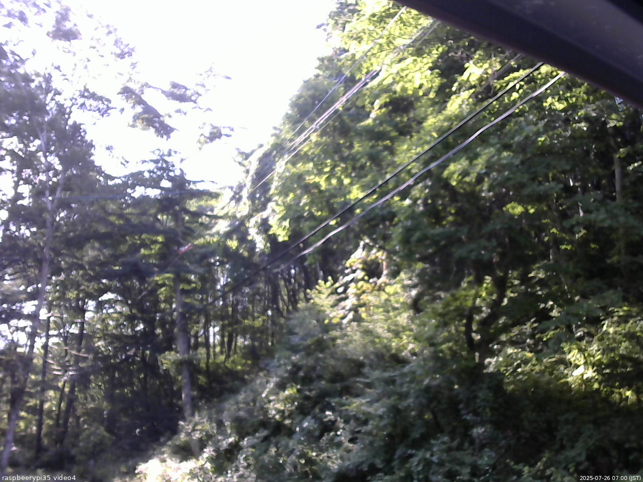 長野県菅平高原 ゆたか山荘 東側上空 2025/07/26 07:00
