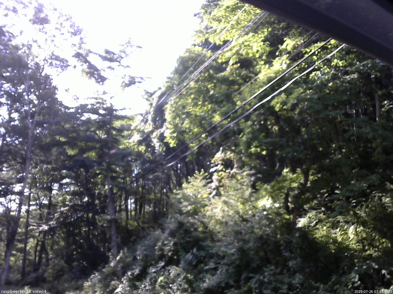 長野県菅平高原 ゆたか山荘 東側上空 2025/07/26 07:15
