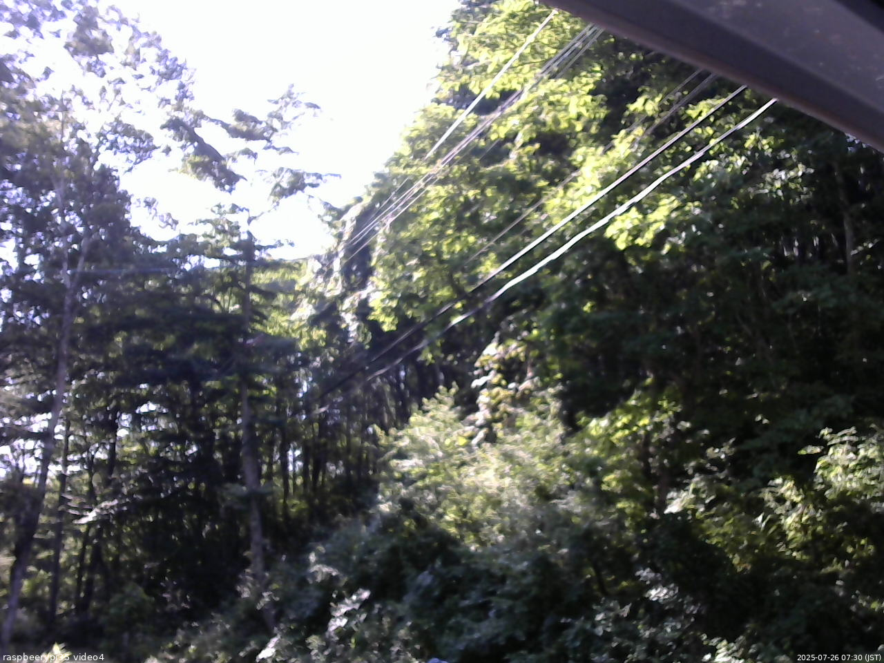 長野県菅平高原 ゆたか山荘 東側上空 2025/07/26 07:30