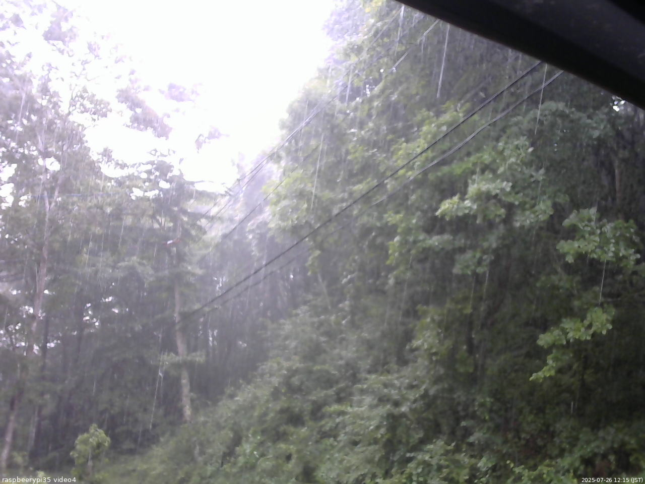 長野県菅平高原 ゆたか山荘 東側上空 2025/07/26 12:15