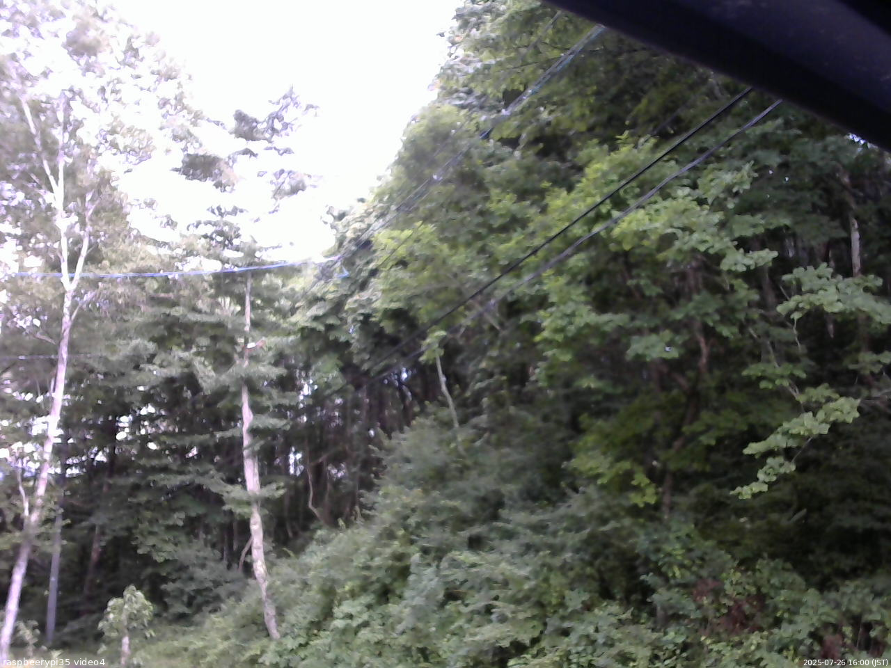 長野県菅平高原 ゆたか山荘 東側上空 2025/07/26 16:00