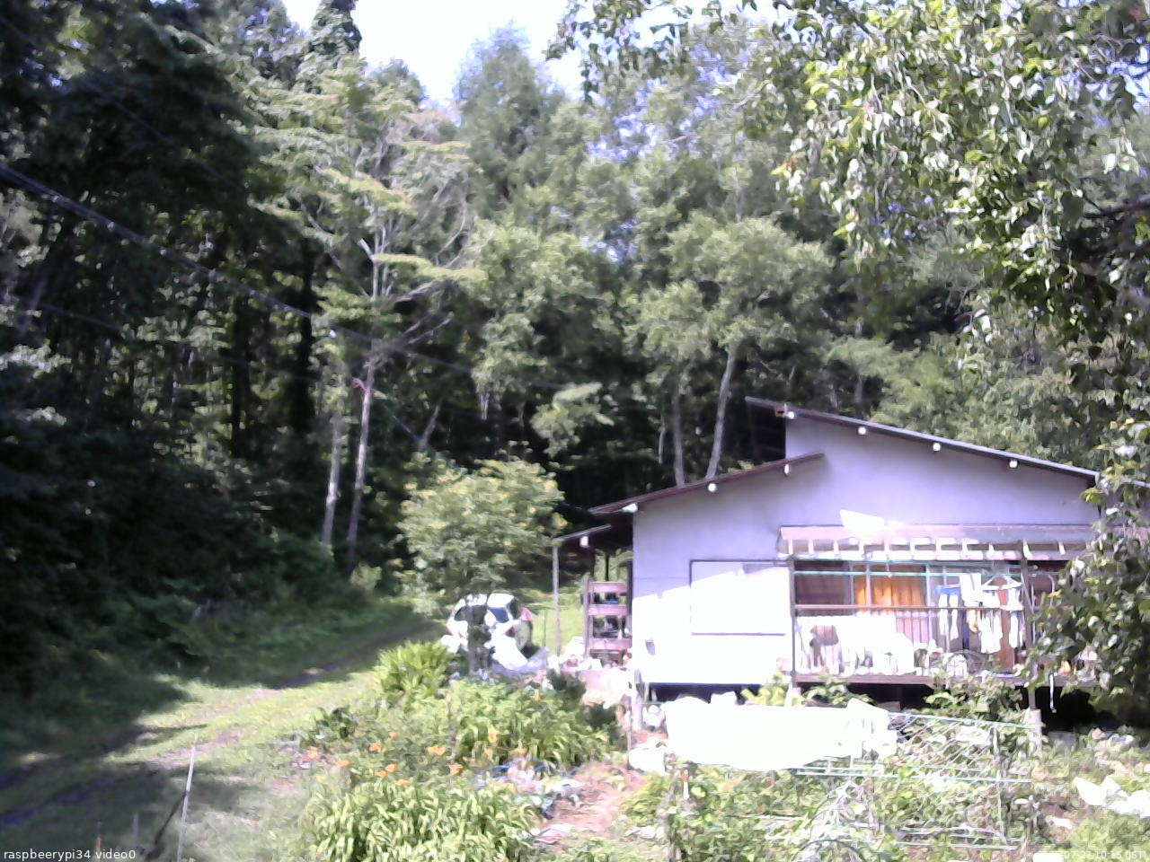 長野県菅平高原 ゆたか山荘 西側(坂上) 2025/07/27 10:15