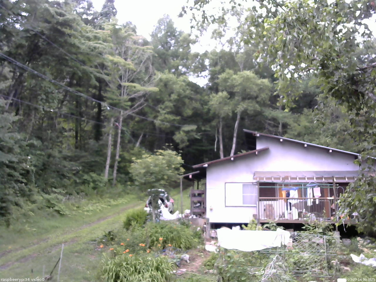 長野県菅平高原 ゆたか山荘 西側(坂上) 2025/07/27 14:00