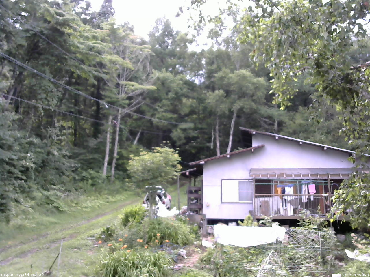 長野県菅平高原 ゆたか山荘 西側(坂上) 2025/07/27 14:45