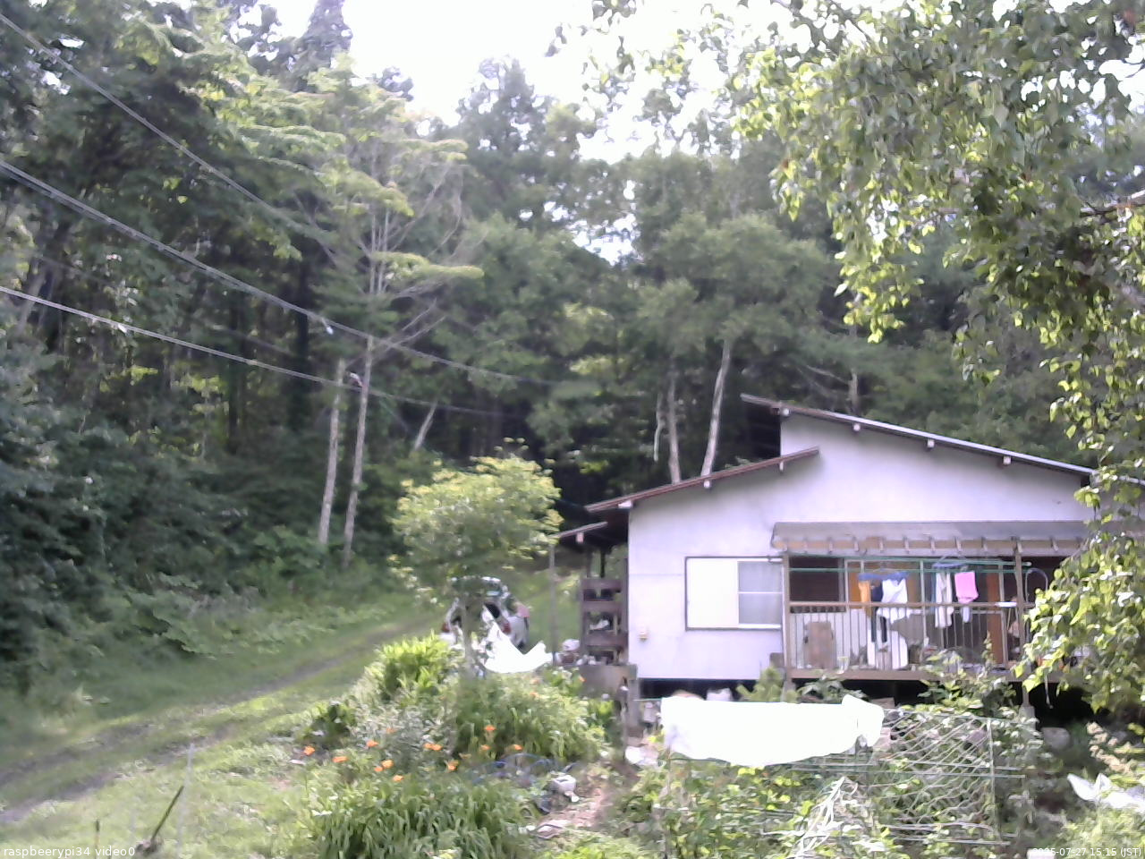 長野県菅平高原 ゆたか山荘 西側(坂上) 2025/07/27 15:15
