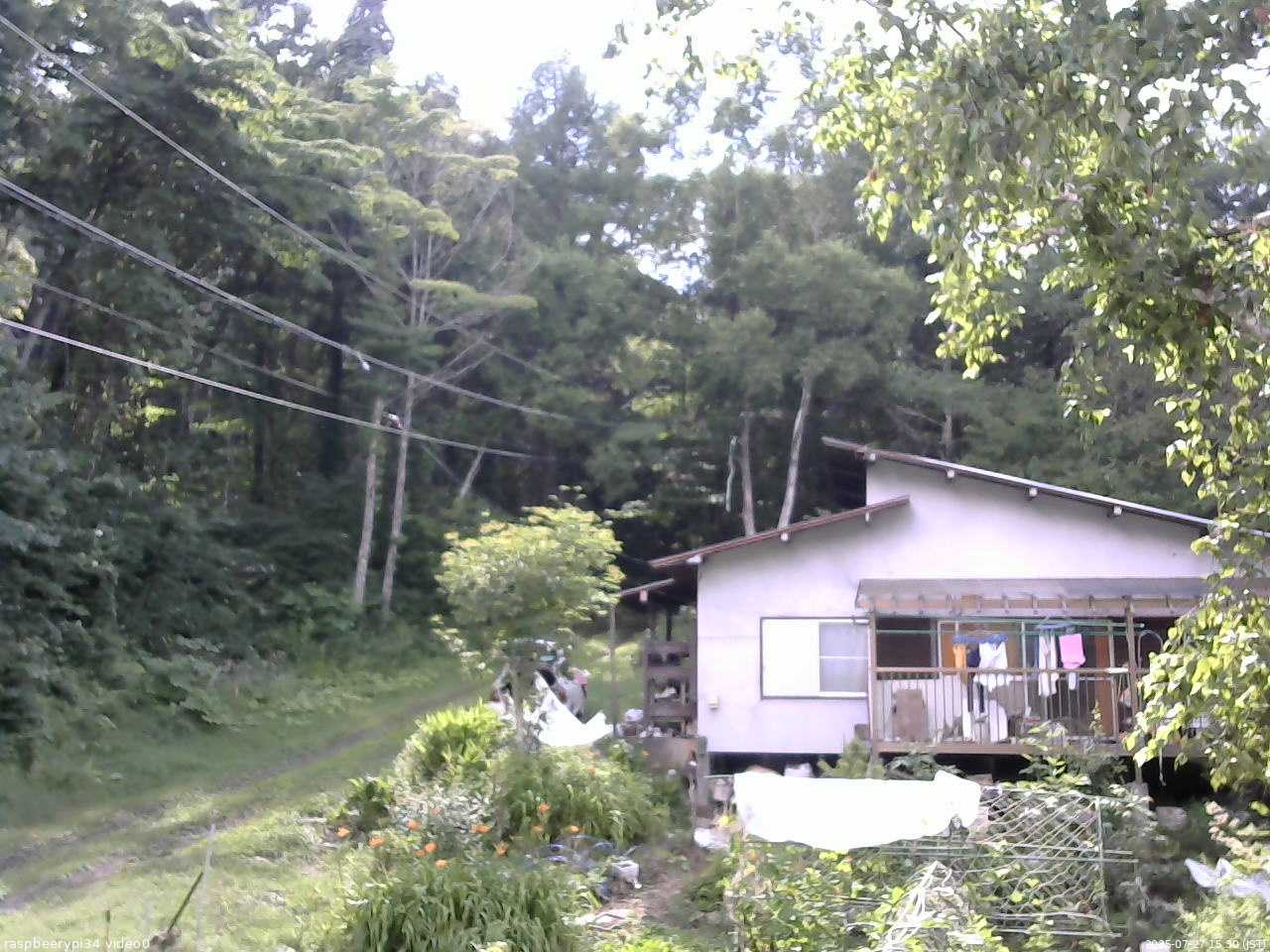 長野県菅平高原 ゆたか山荘 西側(坂上) 2025/07/27 15:30