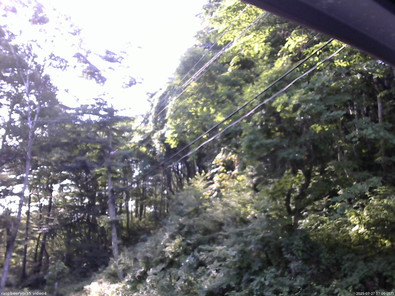 長野県菅平高原 ゆたか山荘 東側上空 2025/07/27 07:00