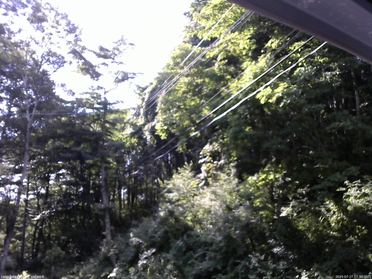 長野県菅平高原 ゆたか山荘 東側上空 2025/07/27 07:30