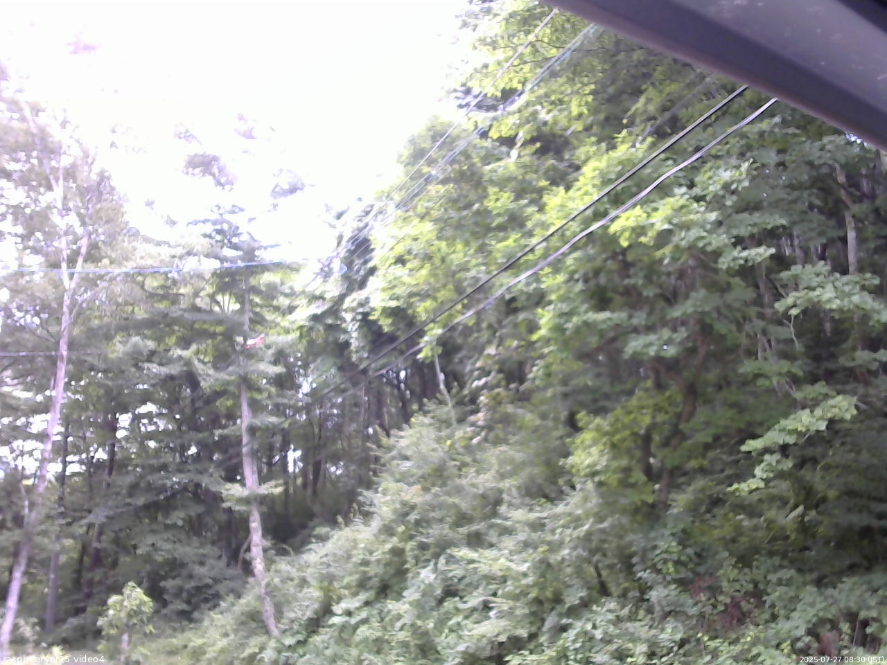 長野県菅平高原 ゆたか山荘 東側上空 2025/07/27 08:30