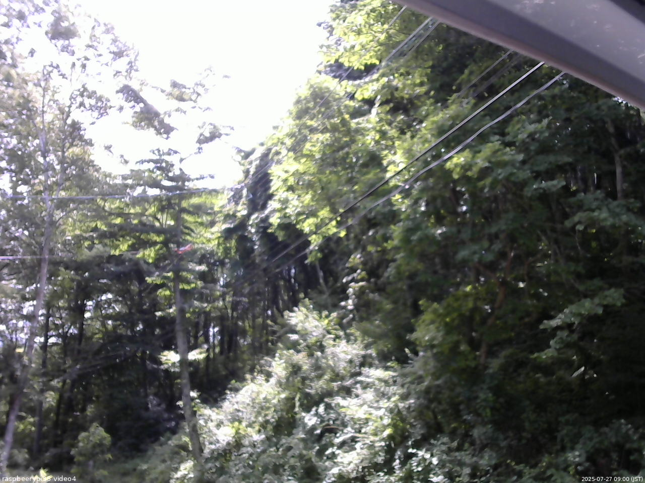 長野県菅平高原 ゆたか山荘 東側上空 2025/07/27 09:00