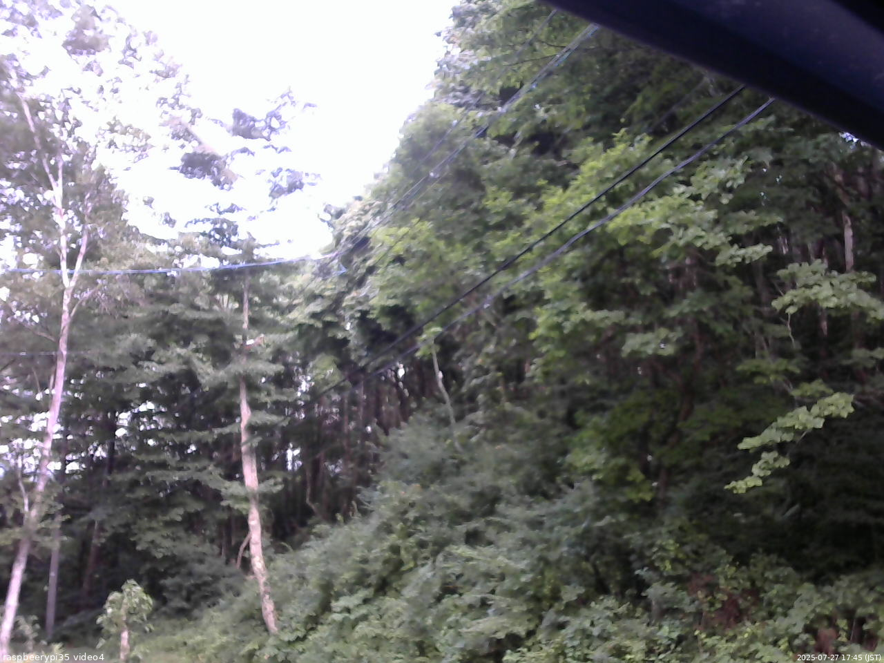 長野県菅平高原 ゆたか山荘 東側上空 2025/07/27 17:45