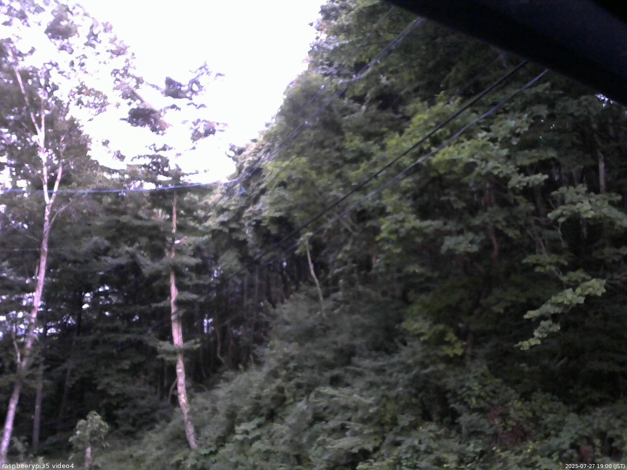 長野県菅平高原 ゆたか山荘 東側上空 2025/07/27 19:00