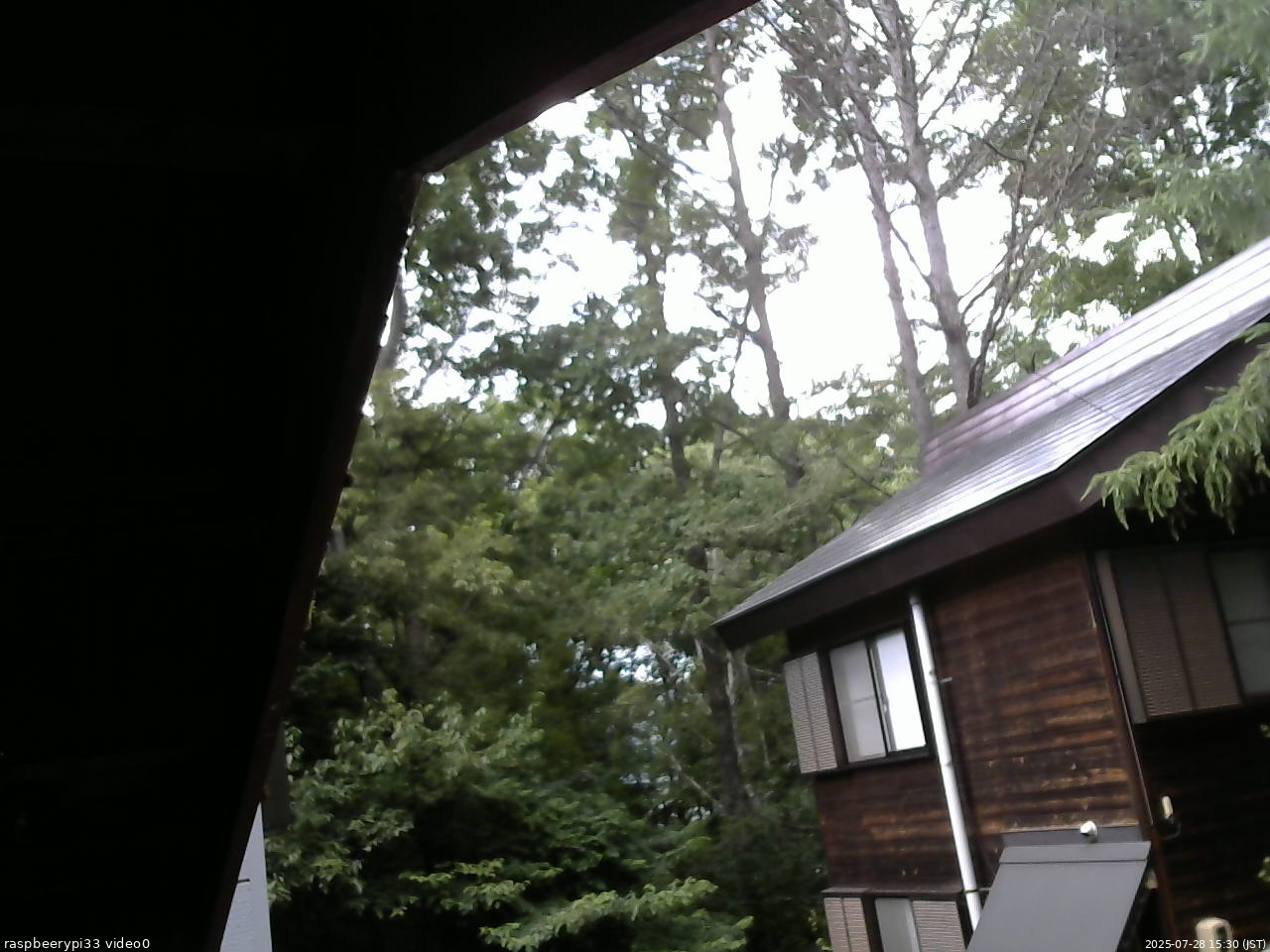 長野県菅平高原 ゆたか山荘 北側 2025/07/28 15:30