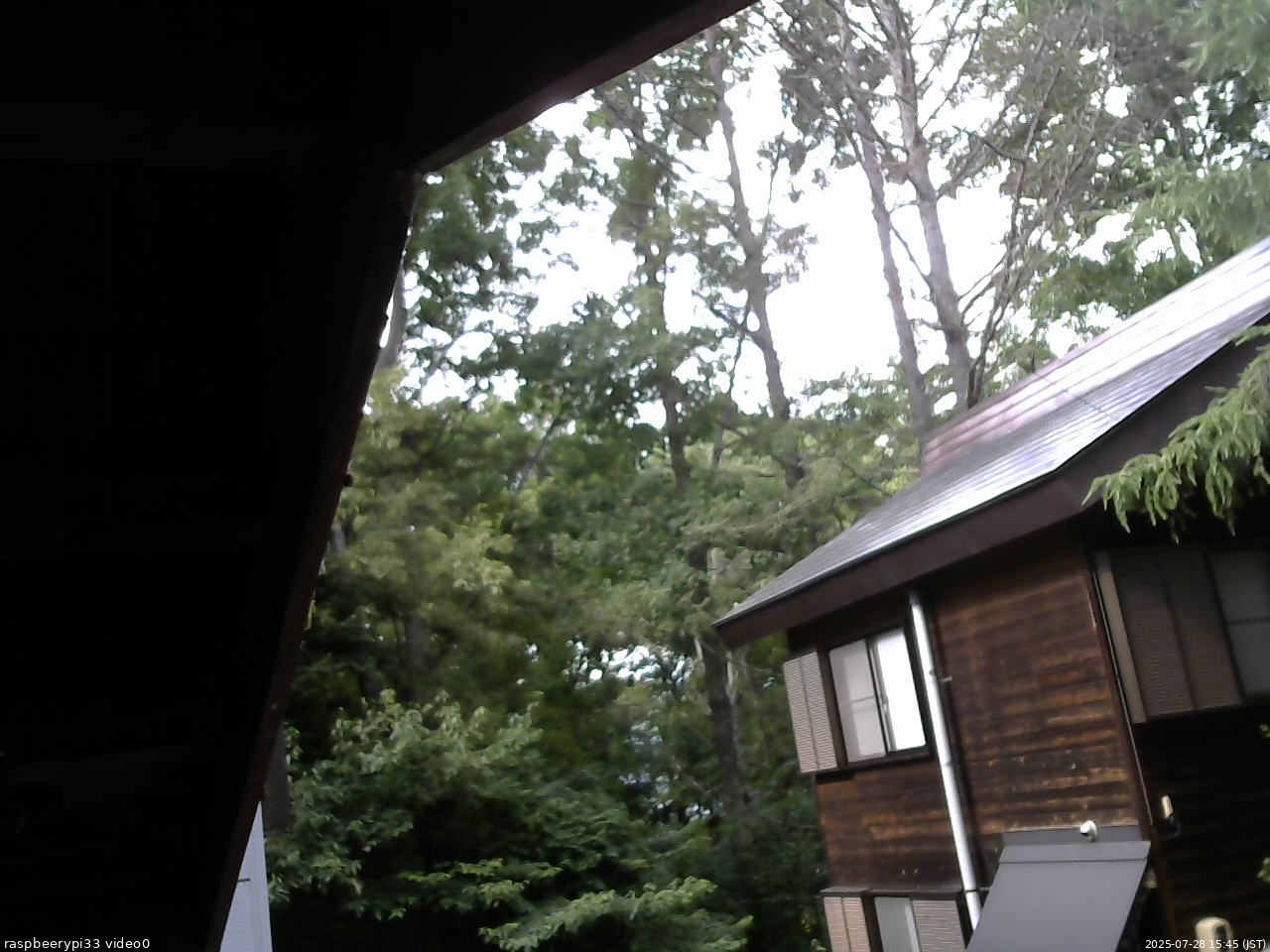 長野県菅平高原 ゆたか山荘 北側 2025/07/28 15:45