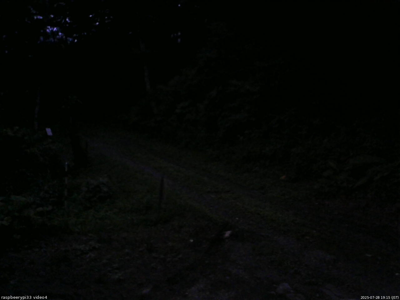 長野県菅平高原 ゆたか山荘 東側(坂下) 2025/07/28 19:15