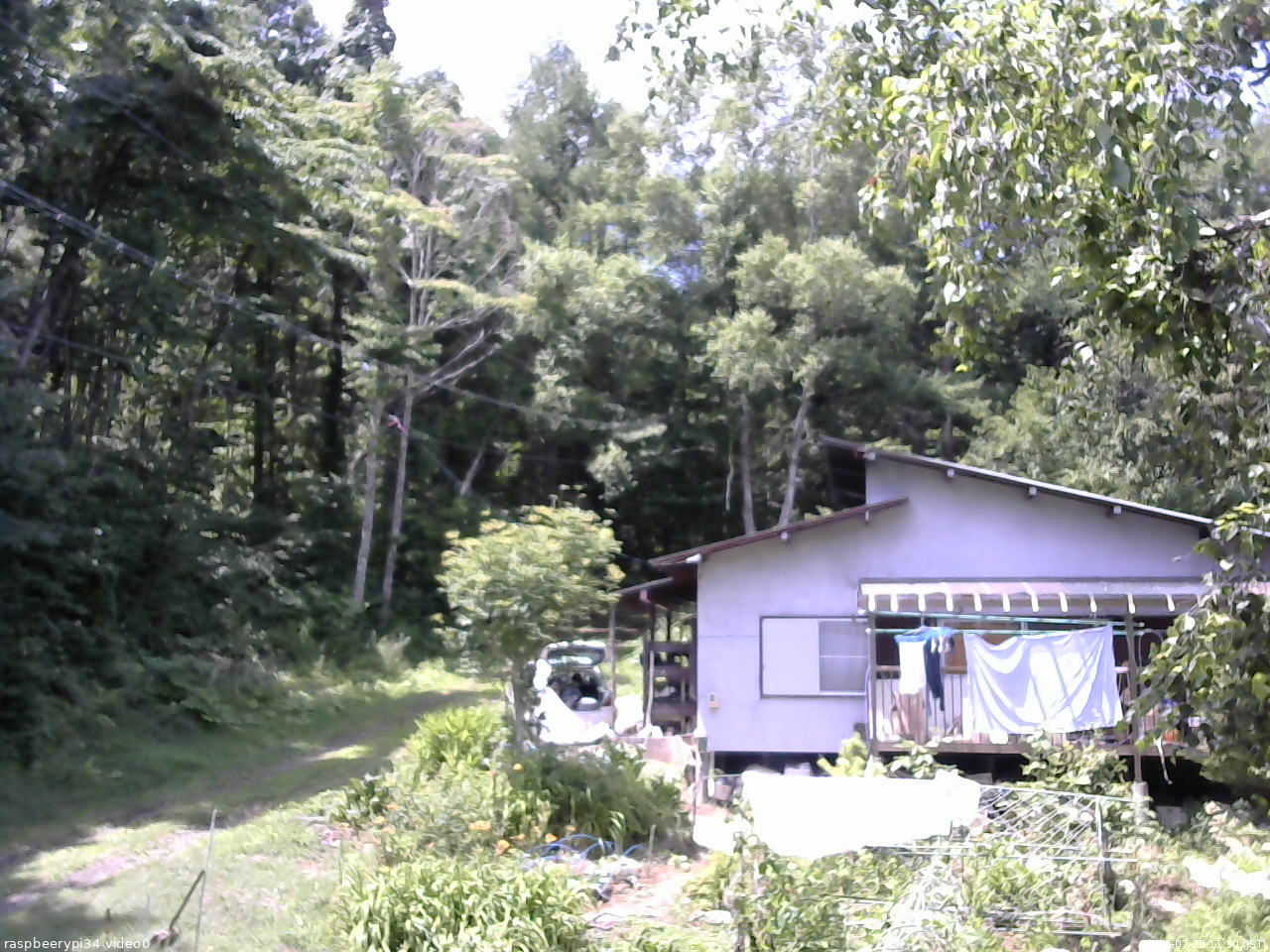 長野県菅平高原 ゆたか山荘 西側(坂上) 2025/07/28 11:30