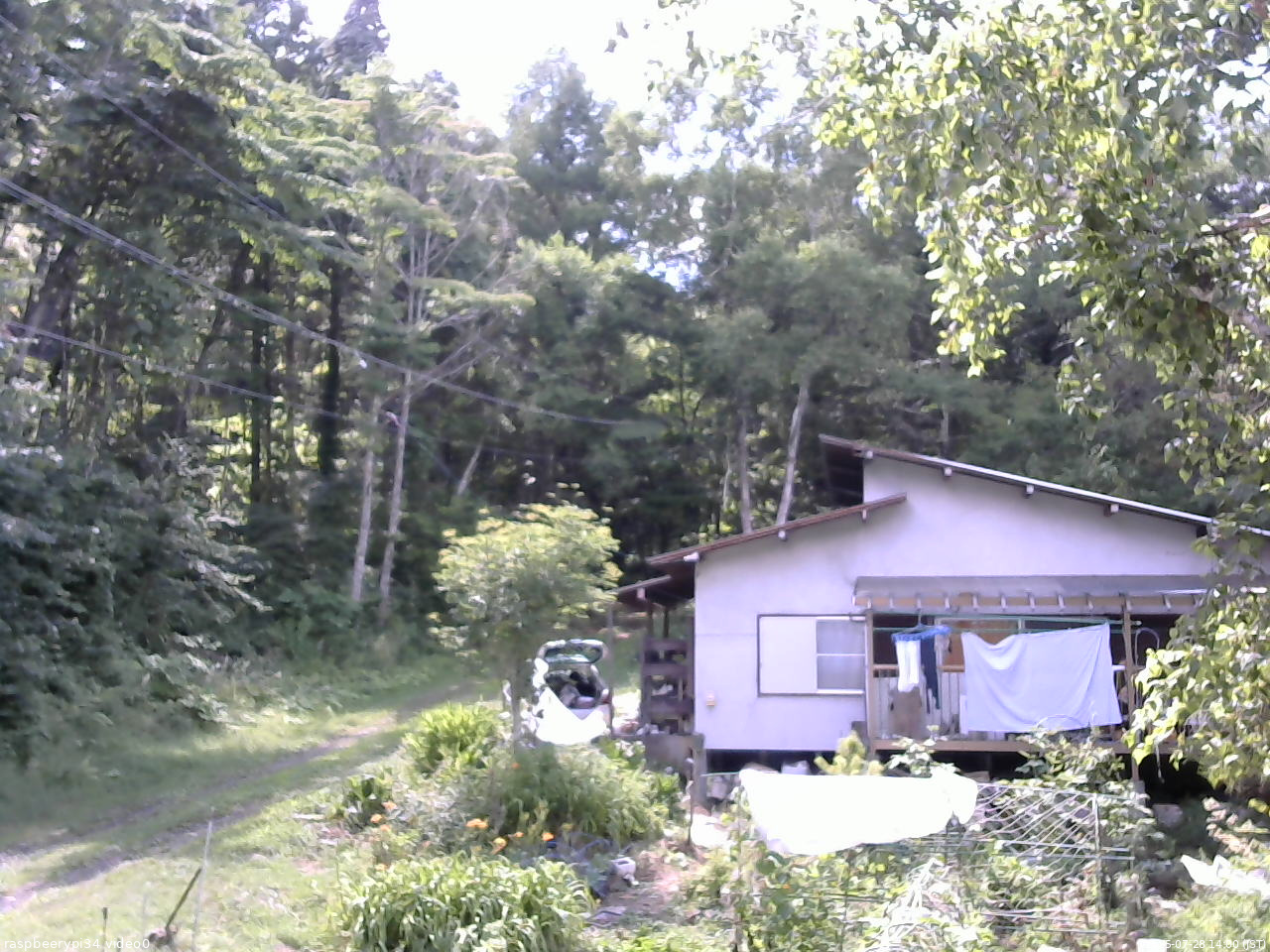 長野県菅平高原 ゆたか山荘 西側(坂上) 2025/07/28 14:00