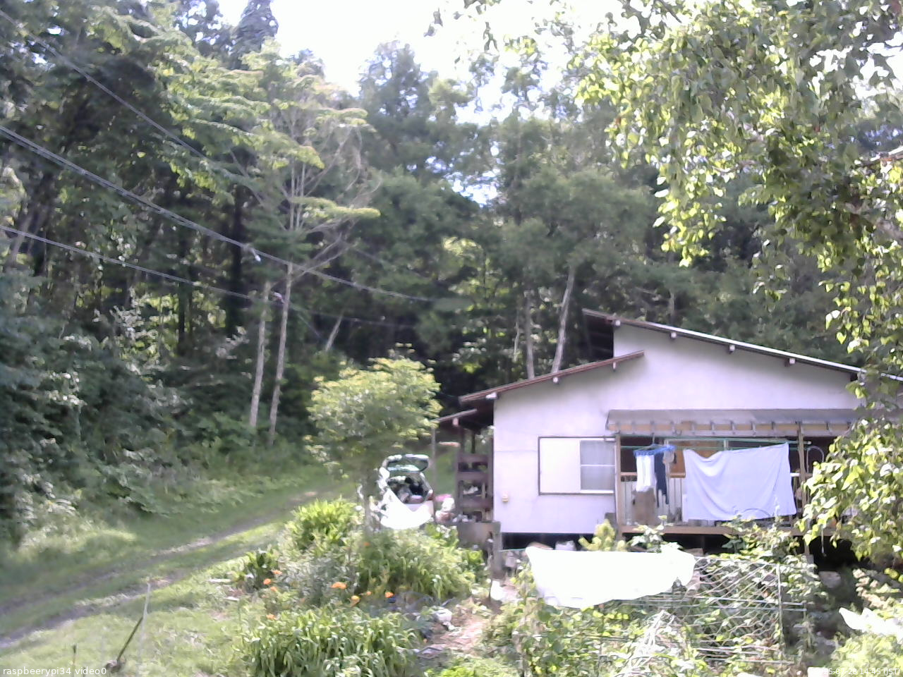 長野県菅平高原 ゆたか山荘 西側(坂上) 2025/07/28 14:45