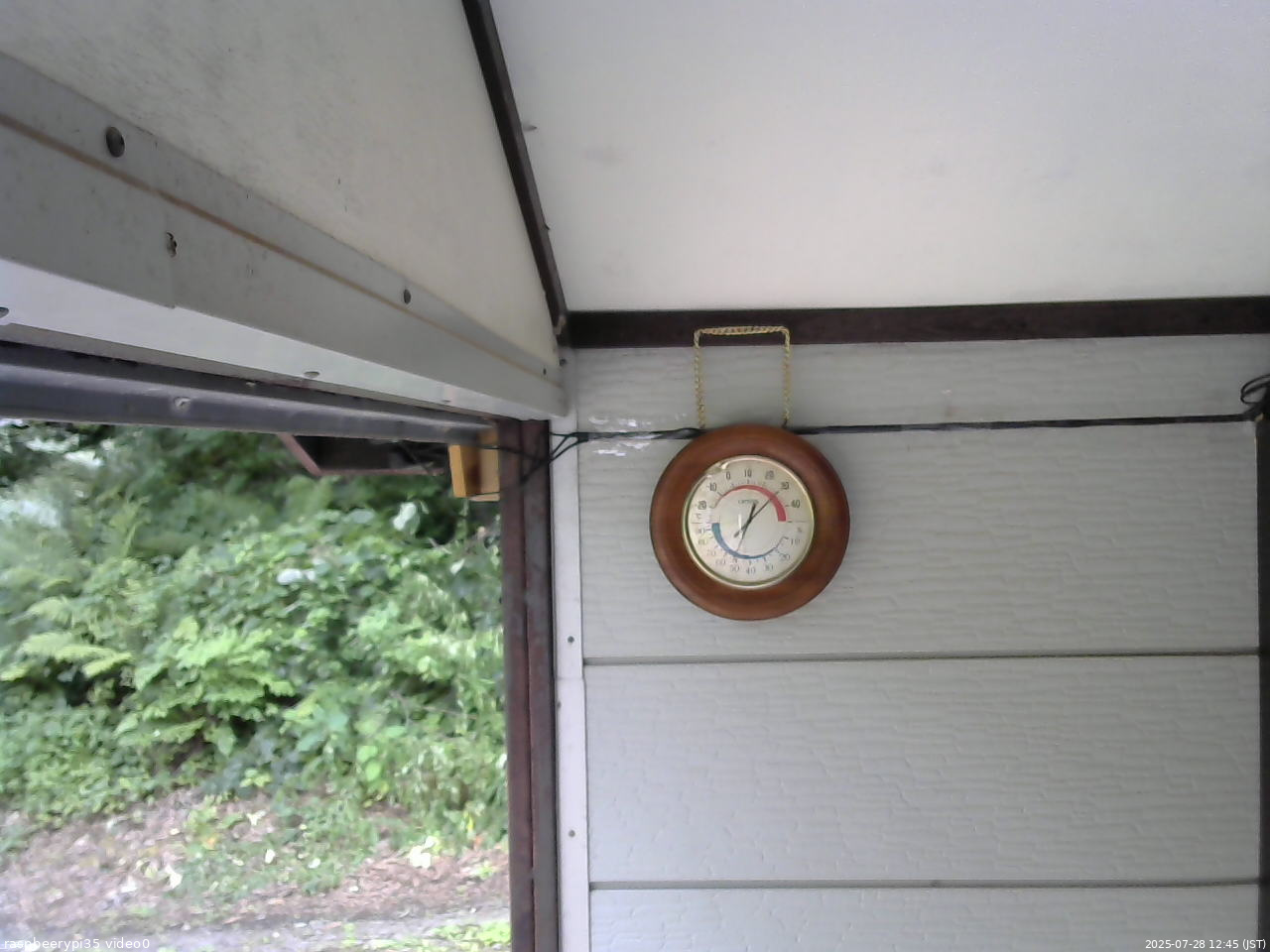 長野県菅平高原 ゆたか山荘 温度計 2025/07/28 12:45