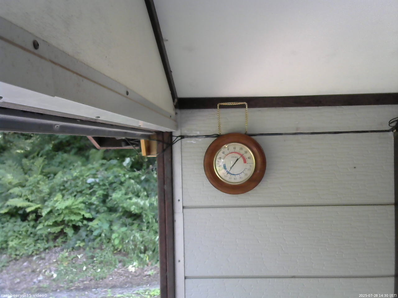 長野県菅平高原 ゆたか山荘 温度計 2025/07/28 14:30
