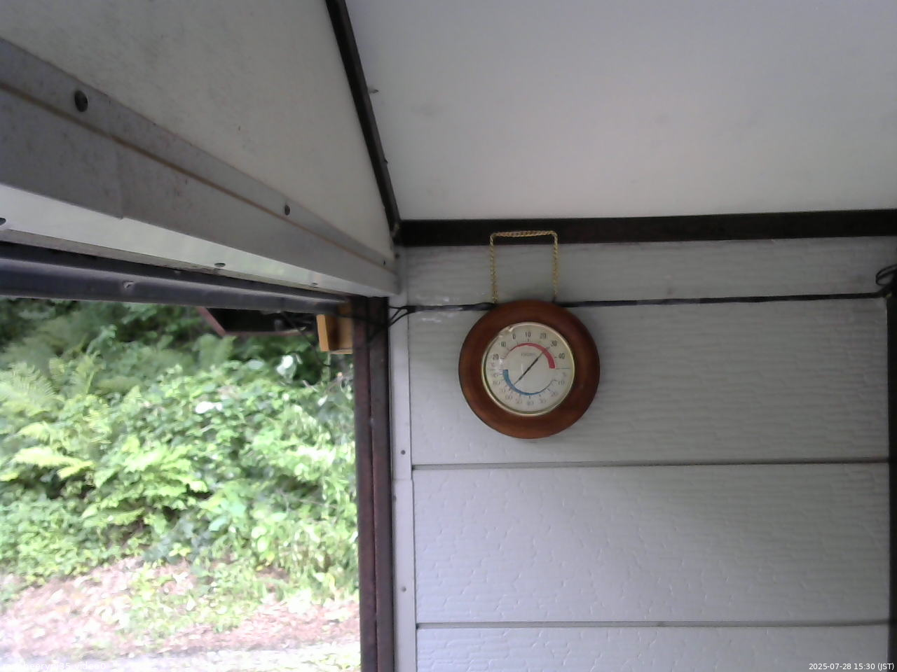 長野県菅平高原 ゆたか山荘 温度計 2025/07/28 15:30