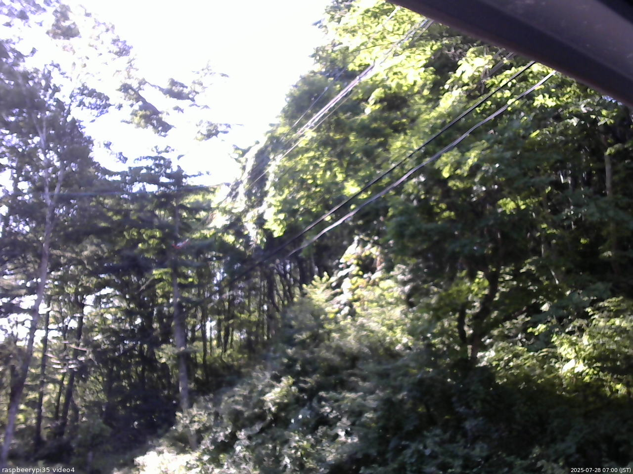 長野県菅平高原 ゆたか山荘 東側上空 2025/07/28 07:00