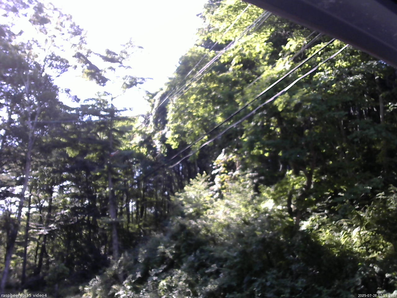 長野県菅平高原 ゆたか山荘 東側上空 2025/07/28 07:15