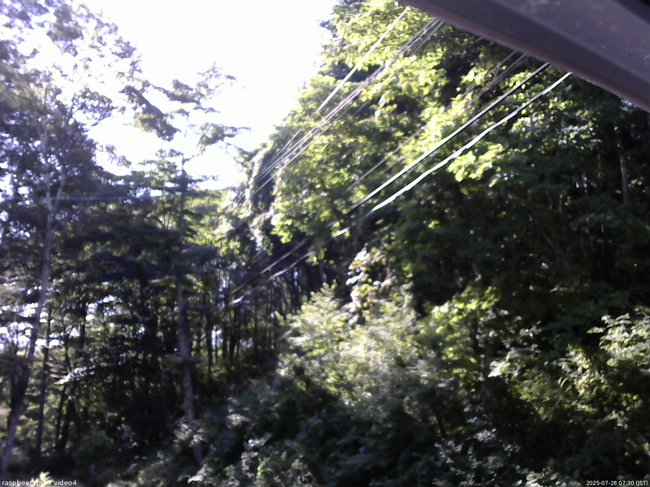 長野県菅平高原 ゆたか山荘 東側上空 2025/07/28 07:30